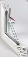 reducing heating and air conditioning costs 2 Interior glazing bead design allows the window to withstand winds of over 350 km/h (220 mph).