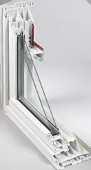 Interior and exterior grooves allow for brickmoulds, nailing flanges, returns and jamb extensions 7 Strassburger windows have the highest number of internal chambers 7 A traditional looking window