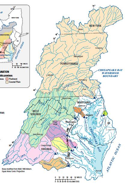 Susquehanna River Has a Major Influence on Chesapeake Bay Water Quality 43% of Chesapeake Bay watershed 47% of freshwater flow into the Bay 41% of nitrogen loads to the Bay 25% of