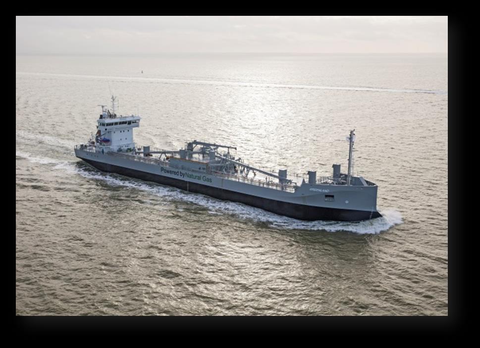We started our path by building the worlds first dry cargo ships using LNG as a