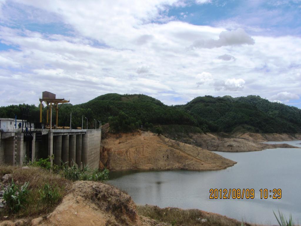 Binh Dien Reservoir characteristics -Maximum water level: 85 m - Death