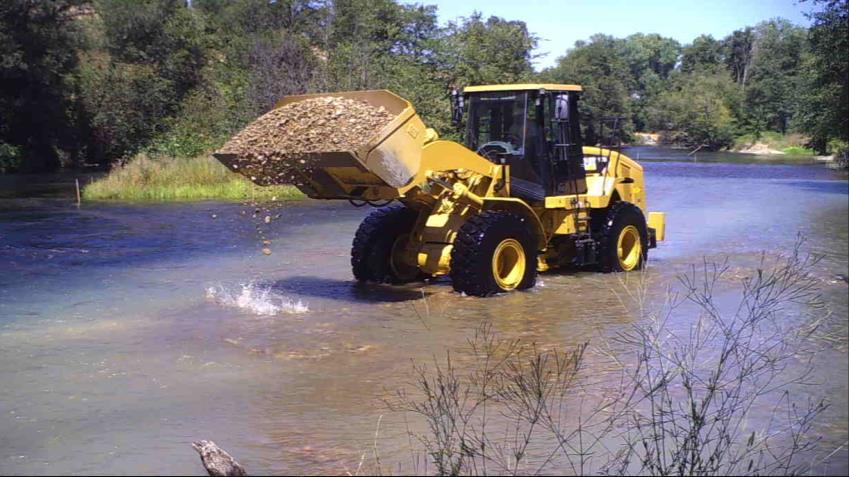 Suitably sized spawning gravel is needed to help maintain adequate water temperatures, velocity,