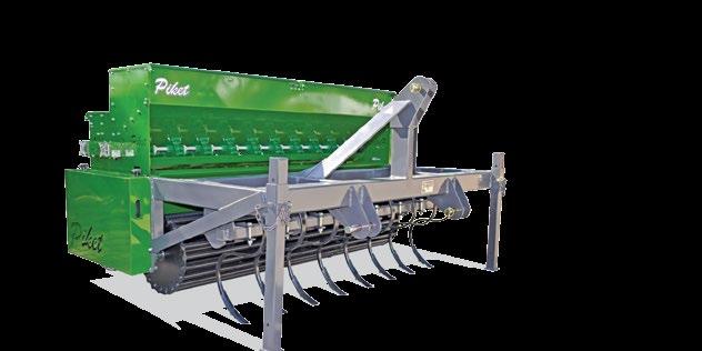 Bounce plate ensure even spread of seed Order of seed bins can be swapped around & the distance between seed bins can be adjusted or changed