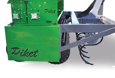 When the spiral-rolled angle-iron is rolled over the soil surface, it not only executes a compaction action, but a