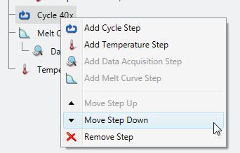 Click on the Cycle symbol at the top of the window and an additional Cycle stage will be added to the thermal cycle (if the Cycle button is greyed out,