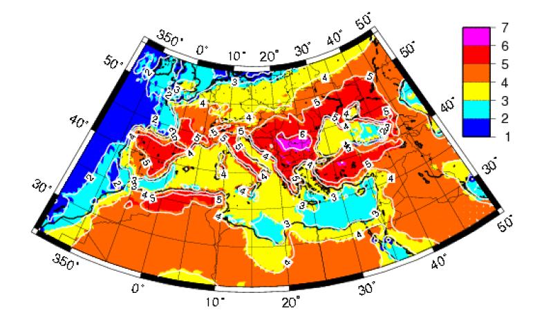 2. Climate change The Mediterranean: a «hot spot» of climate change IPCC Projections for the