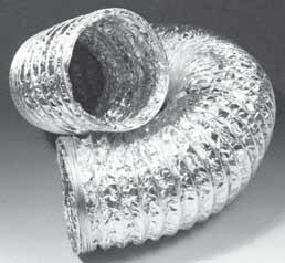 AL-0 D= nominal inside M 0 (F) - 30 C + C 3000 Pa Duct with multiple layers of aluminium foil bonded to a protective layer of polyester.