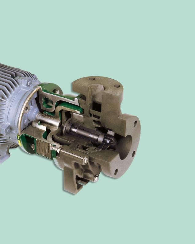 SIMPLE, RELIABLE AND COST EFFECTIVE CLOSE-COUPLED DESIGN C-Face motor eliminates need to perform pump/motor alignment. Adapts to NEMA and IEC motors.