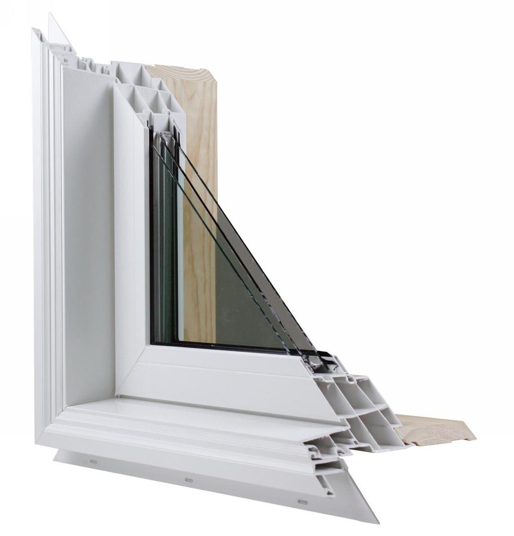 Triple pane windows provide increased insulation and reduce noise from neighboring homes.