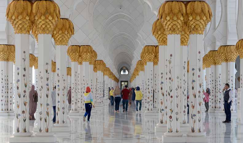 great mosque in Abu Dhabi is