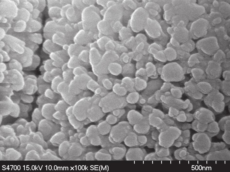 It can be seen, that homogenous leucite powders with a uniform particle size of 4µm have been prepared.
