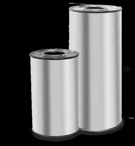 CANS FOR CHEMICALS CANS WITH NECK TOP CONICAL