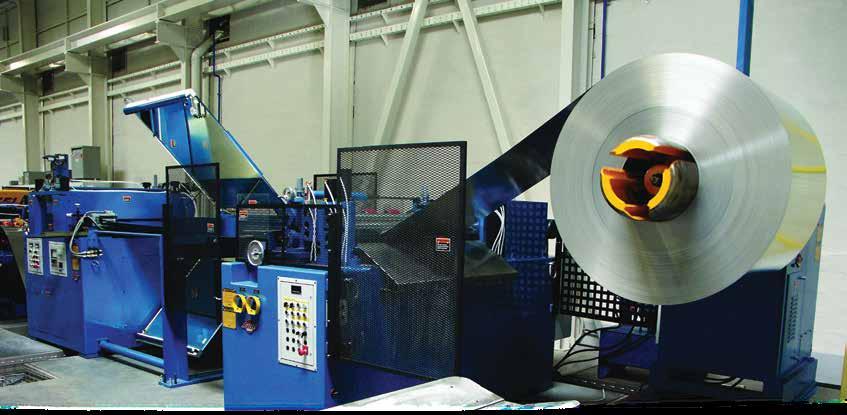 LITTELL metal sheet cutting line METAL SHEET CUTTING The plant is equipped with high-technology line LITTELL for cutting metal sheets from coils. TECHNICAL DATA Sheet thickness from 0.125 mm to 0.