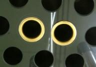Leak test model Attachment of gold cap gaskets 19mm) SiC block Flange Test condition 3 heat cycle up to 500 Outer press.