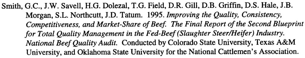 References Bailey, D., C. Bastian, G. Glover, and D. Menkhaus. 1993.
