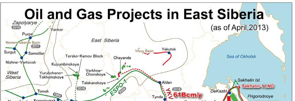 7 East Siberia Joint Study Project by JNOC 8 JNOC (Japan National Oil Corporation) had been interested in the
