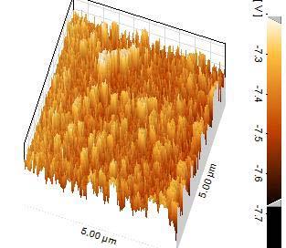 221 Mohammad Reza Behforooz and Haleh Kangarlou, 2014 Fig. 8: Tree dimensional phase image of NiTi/glass under vertical deposition angle.