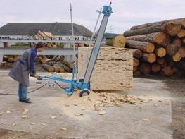 any time Economical cutting of packs and round timber with PRINZ TKSFL.