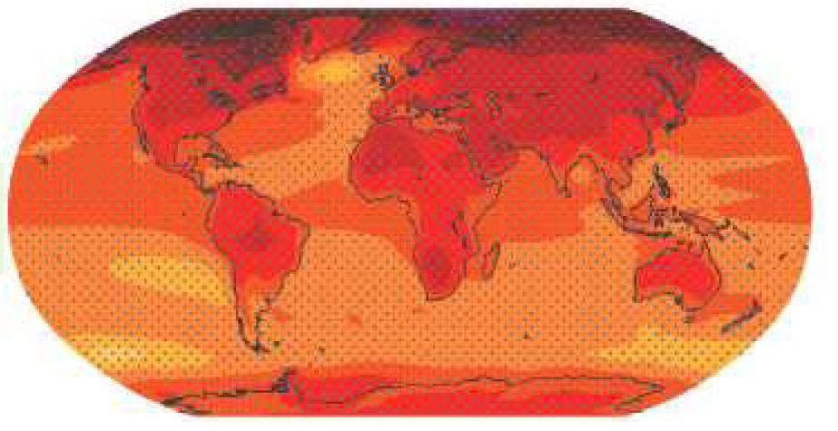 5 The global average surface temperature increase 2.6 to 4.8 in 2100 and about 8 by 2300.