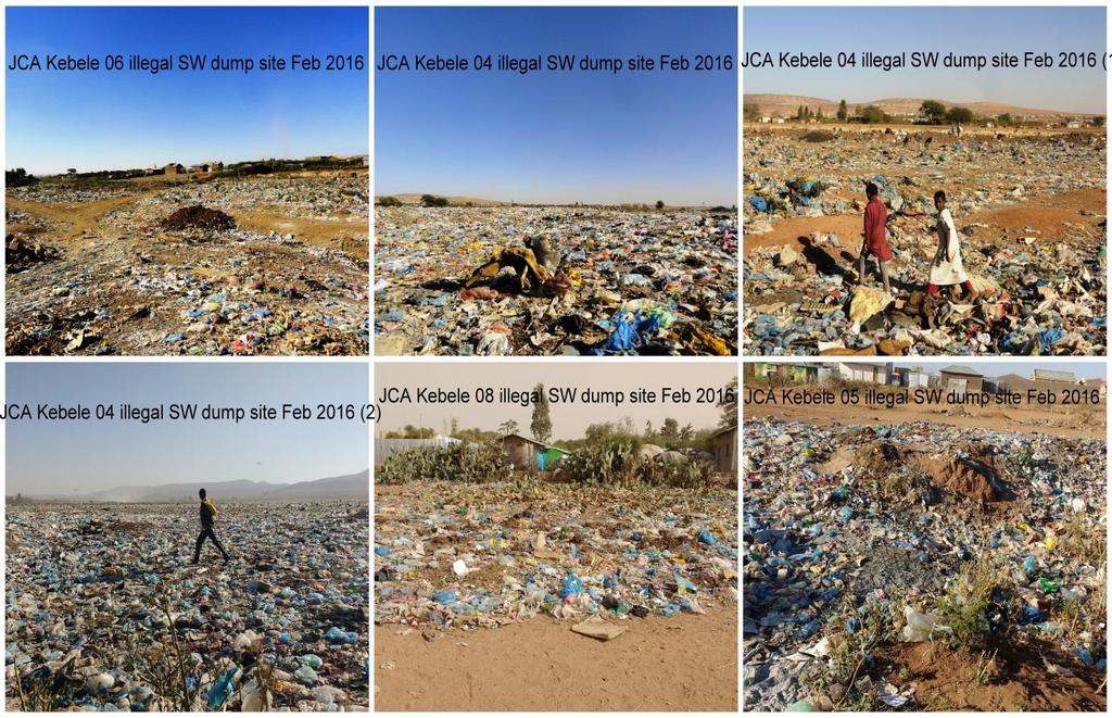 Solid waste management services in Jijiga, Somali Region Solid waste disposal Much of the collected waste is dumped in public areas, dry streams and in the city drainage.