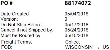 Section 4: Purchase Order Information All Big Lots purchase orders must be shipped complete as ordered.