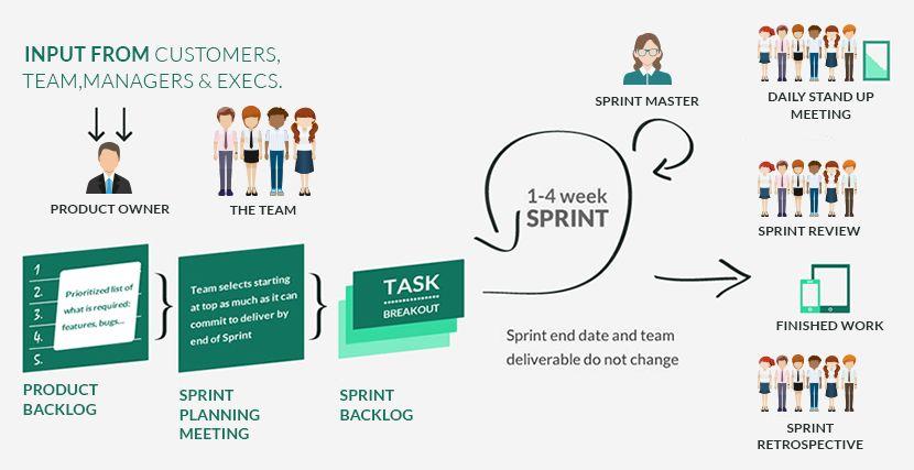 Agile Scrum Agile Scrum: scrum is one of the "Agile Methods", it has a loose set of guidelines that govern the development process of a product, from its design stages to its completion.
