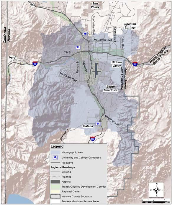 Figure 8-1 Reno/Sparks Hydrographic Area #87 FFY 2018-2022