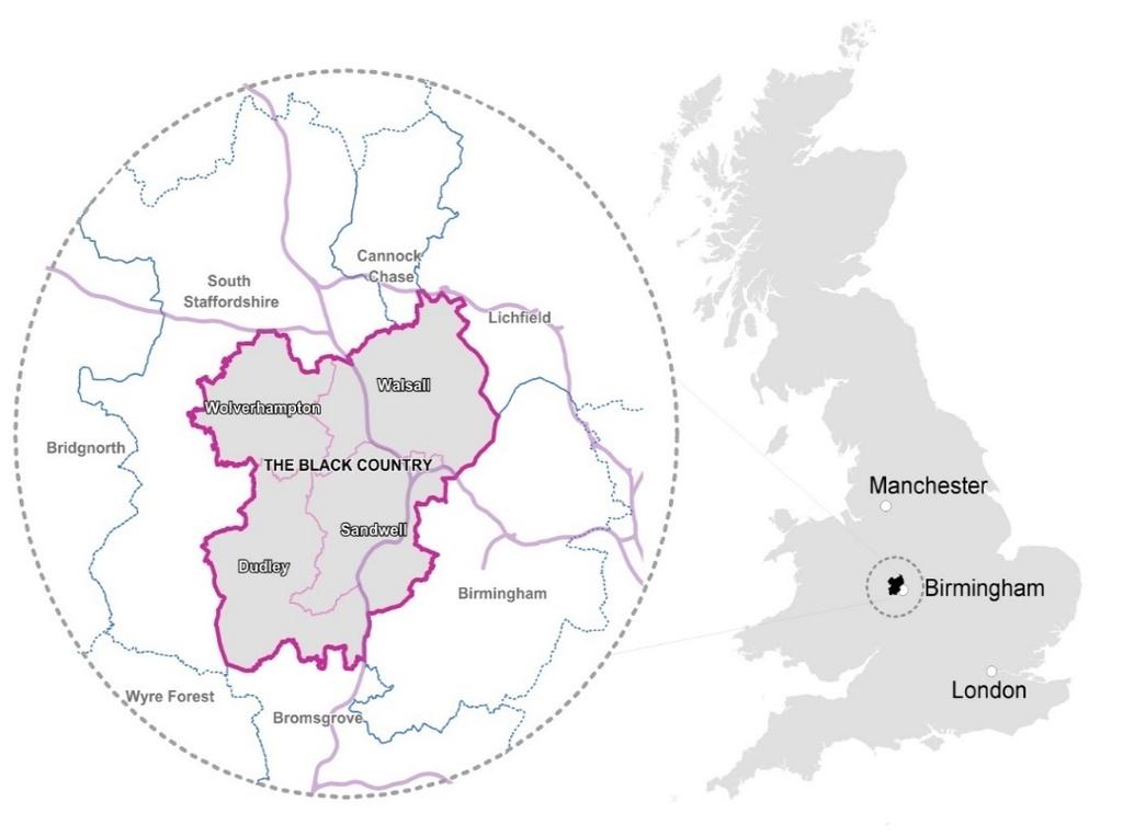 1.1 About the area Distinctive sub-region of four metropolitan local authorities forming the NW part of the West Midlands conurbation. Home to 1.