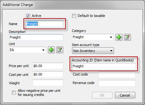 If an Accounting item type does not exist in QuickBooks the following Invoice Synchronization error will be received.
