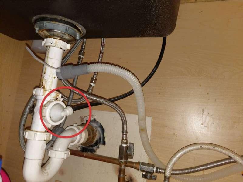 10.4.1 Drain, Waste and Vent Piping FAUCET CONNECTED TO DRAIN?