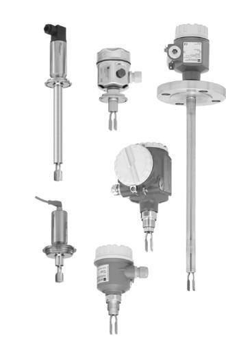 PRODUCT OVERVIEW 4 LEVEL: POINT LEVEL FTL51-LIQUIPHANT TUNING FORK Vibrating fork switches FLOW: MAGNETIC