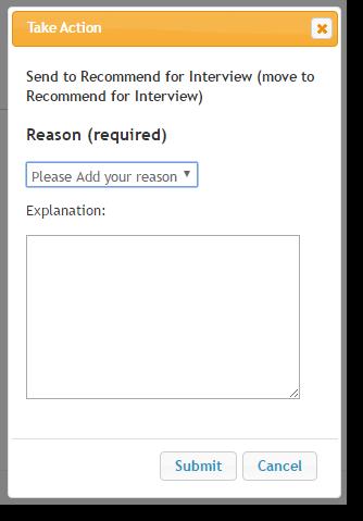 2.2 Initiator: Reviewing Applicant Pool, Continued When Recommend for Interview is