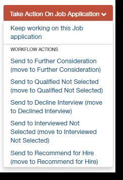 2.2 Initiator: Reviewing Applicant Pool, Continued Step Action 3 Once the applicants for Further Consideration have been identified, you can proceed to How to Send the Posting for Equity Officer