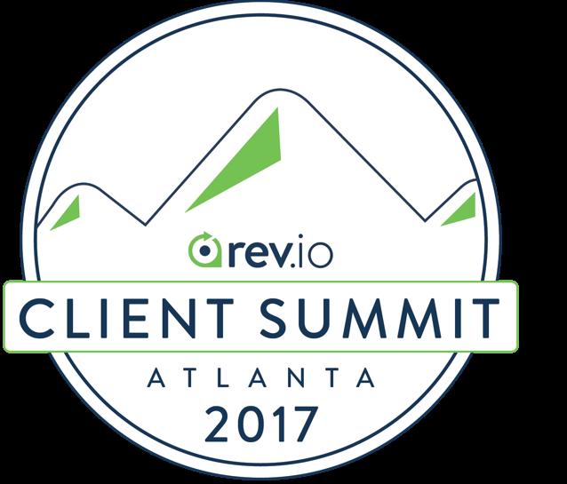 ATTENDEE PROFILE We re excited to host Rev.io s 4th Annual Client Summit in Atlanta, GA. The conference will be taking place on Monday, August 28 th through Wednesday, August 30 th.