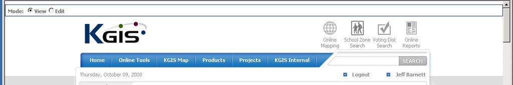 KGIS Portal Home Page