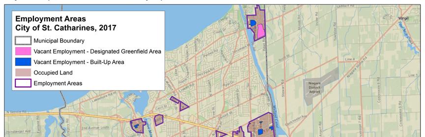 Map 3: City of St. Catharines Employment Areas 29 C.