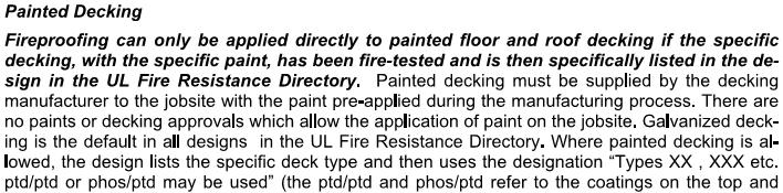 Fire Rated Assemblies Spray-Applied Fire Resistive
