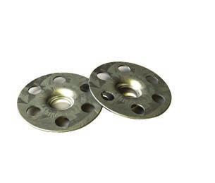 Washers Use with fixing screws at