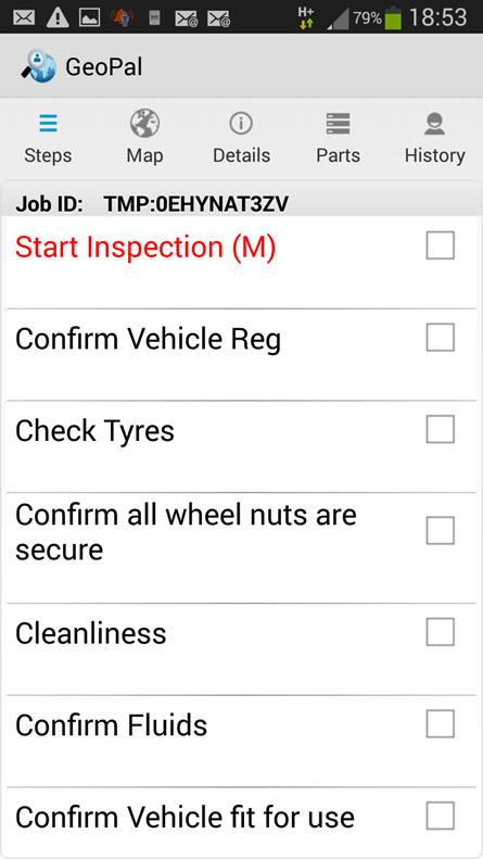 1.7 Vehicle Inspection Checks Legislation mandates vehicle walk-around inspections.