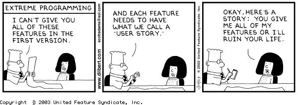 User stories Software
