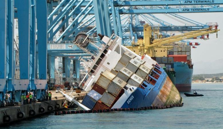 The total weight of the 20% misdeclared containers was 312 tons heavier than on the cargo