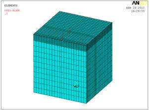 A Finite element model based on ANSYS is used to analyze the stress field of CEAC composite pavement and the CEAC Long-life composite pavement material parameters are shown in Table 4.