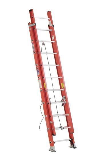 10.3 EXTENSION LADDERS The following requirements must be met when working with an extension ladder: The user is never allowed to use the top 3 rungs, or be closer than 3 feet from the top of the