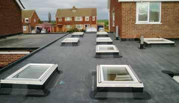 RubberBond FleeceBack installation will give you a flat roofing solution that not only looks good, but is proven to last over 50 years.