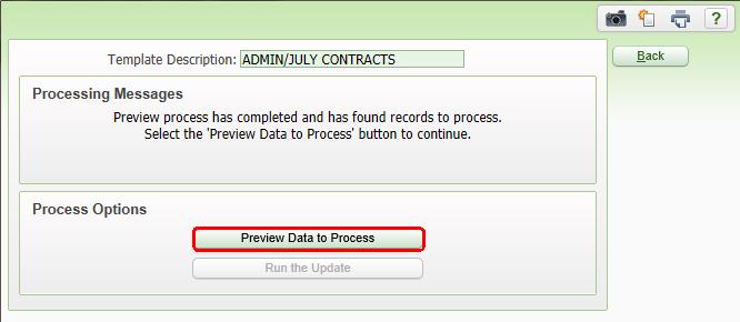 Click Preview Data to Process.