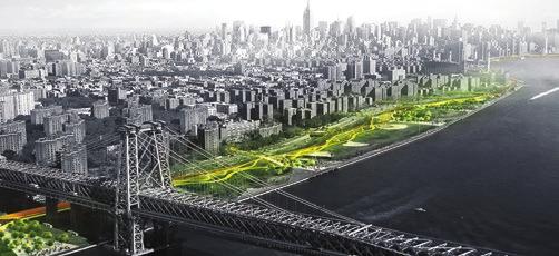 East Side Coastal Resiliency Project, New York, USA Following $19 billion of losses from Hurricane Sandy, New York s plans are part of a broader transformation.