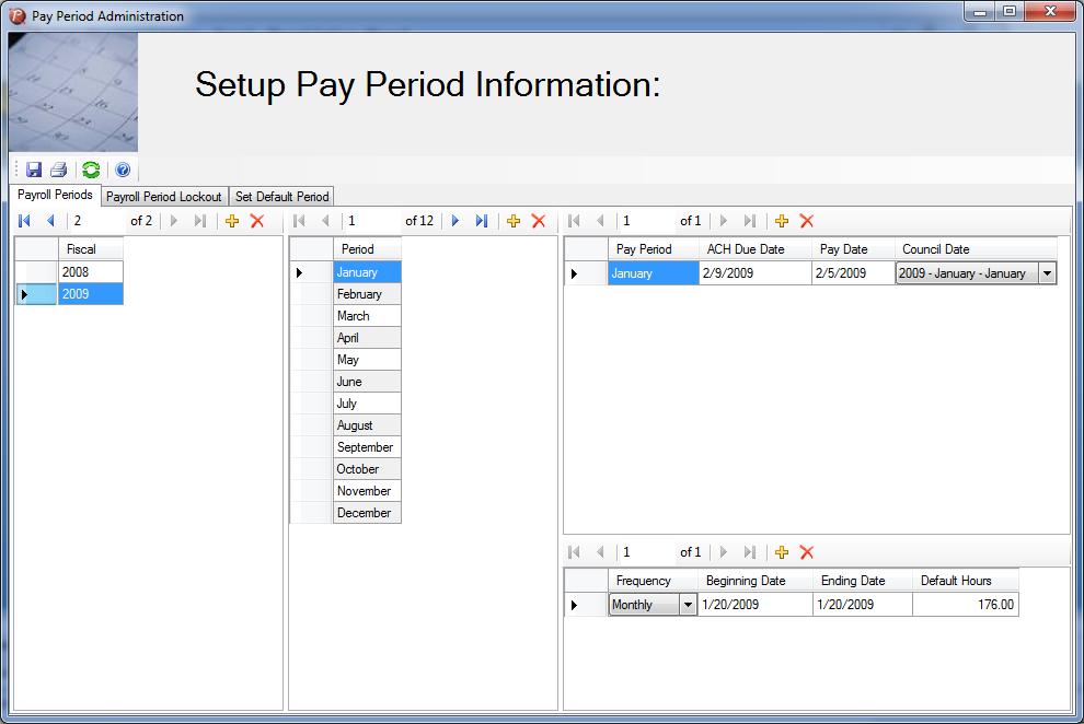 Payroll Settings Wizard Payroll Settings: How To: - Pay Period