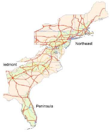 I-95 CORRIDOR COALITION APPLICATION FOR DESIGNATION AS A MARINE HIGHWAY CORRIDOR handle approximately 582.7 million short tons of cargo, or 26 percent of the national total.