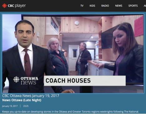 CBC Ottawa News at 11 (Television), January 19 Used footage from Ottawa Home +