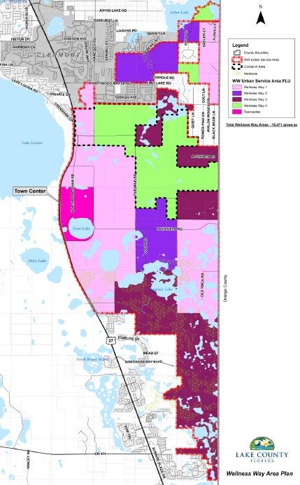 Future Land Use Wellness Way Area Plan Lake County Significant economic